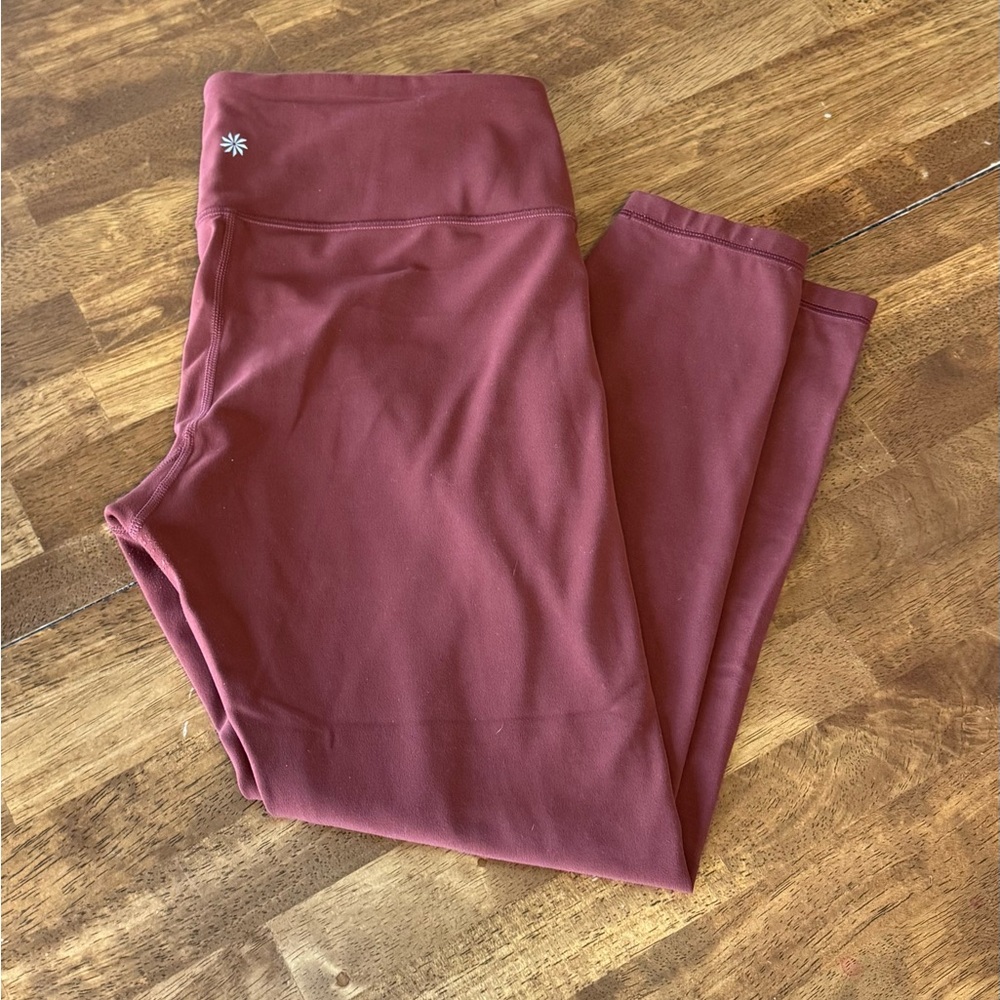 Athleta Rust High-Waist Performance Leggings